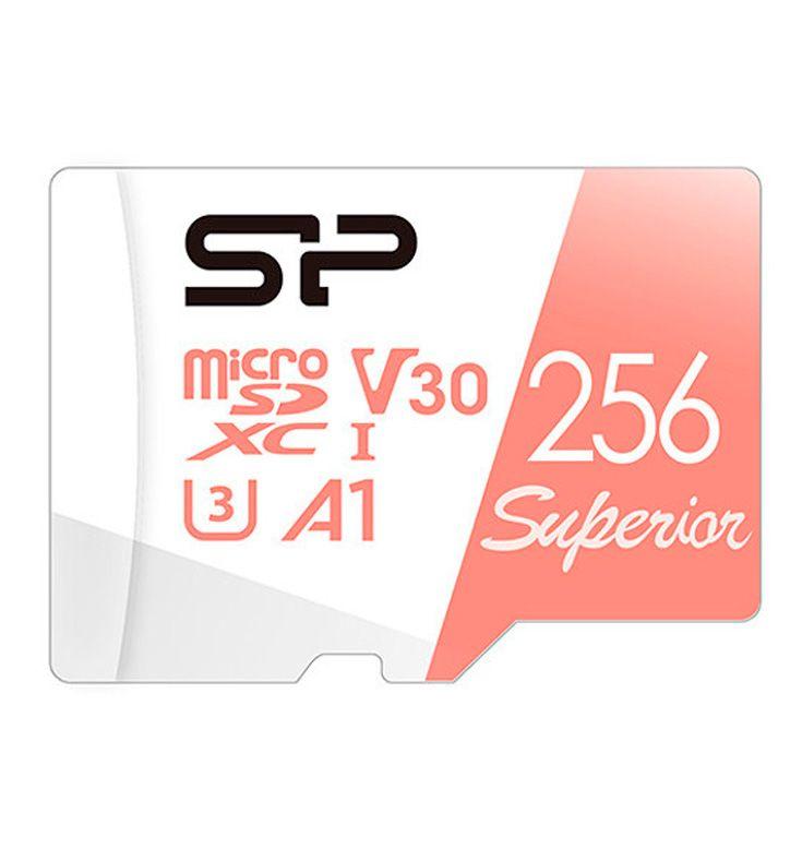 SILIKONIO MAITINIMO KOMPIUTERIS & COMMUNICAT SILICON POWER atminties kortelė Superior Micro SDXC 256GB UHS-I A3 V30