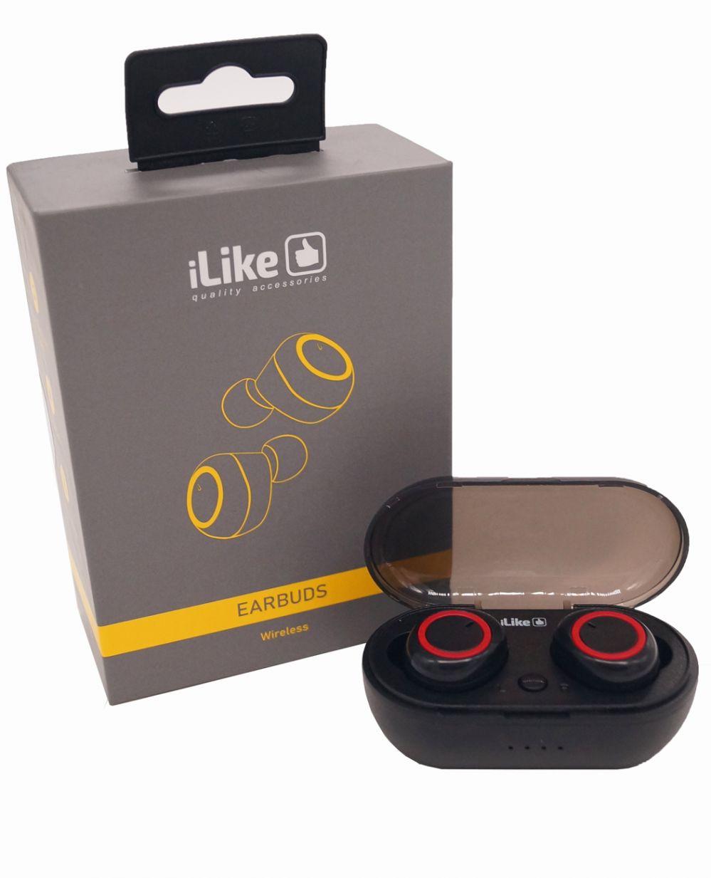 Ausinės iLike Bluetooth Earbuds IBE01 Juodas