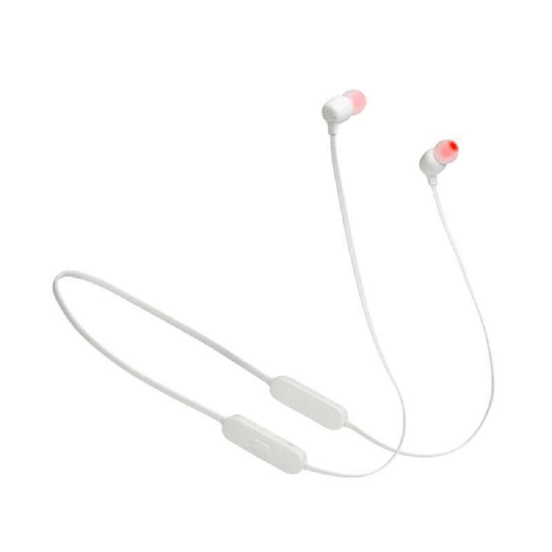 Belaidės į ausis įkišamos ausinės JBL Tune 125BT, Balta | Varle.lt