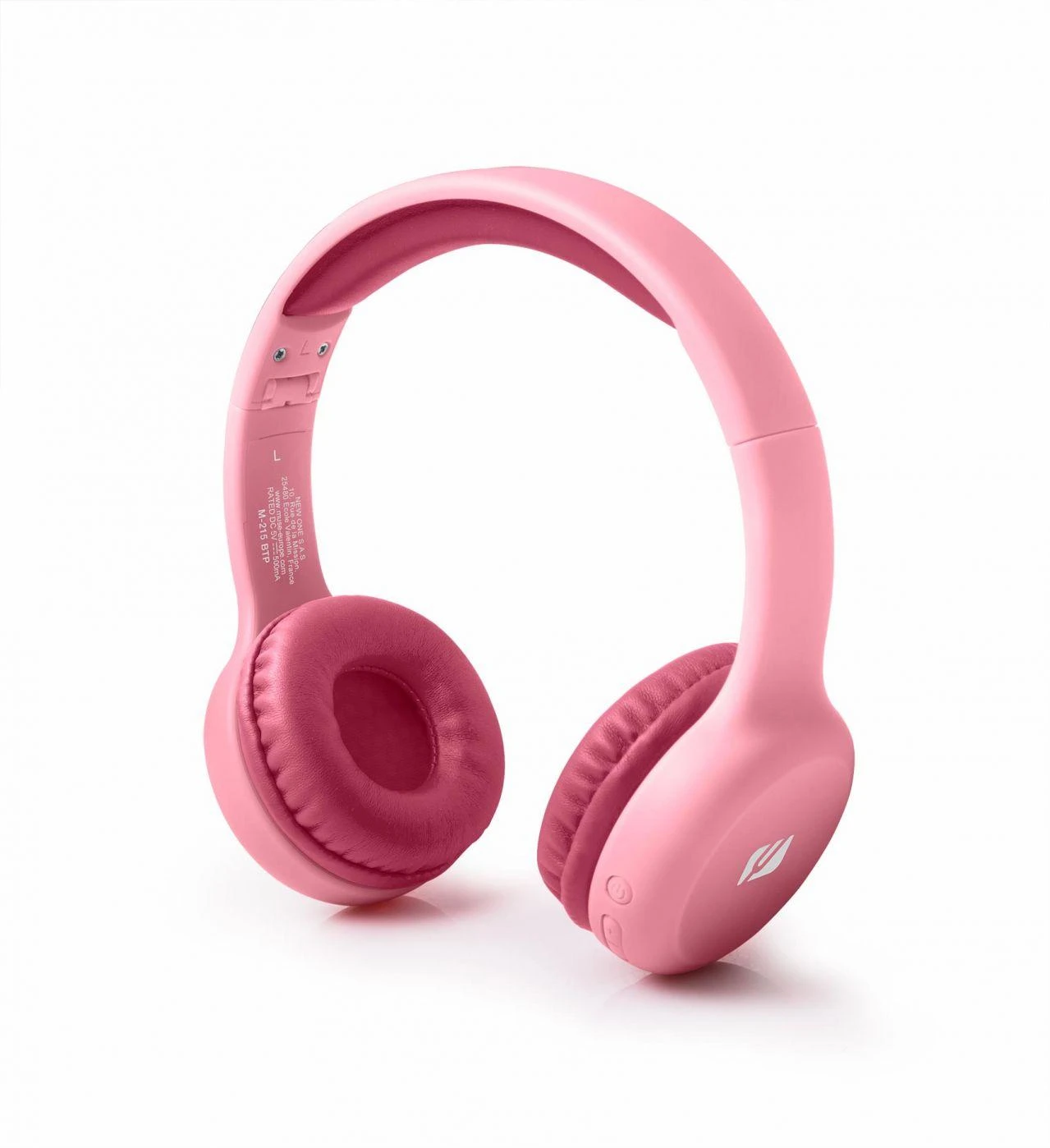 Vaikiškos ausinės MUSE ant ausų, 85db, rožinis / M-215 BTP / 4500048