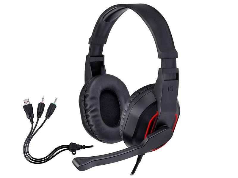 Tracer Gaming Zone Radian RGB Flow ausinės žaidimams, Juodos