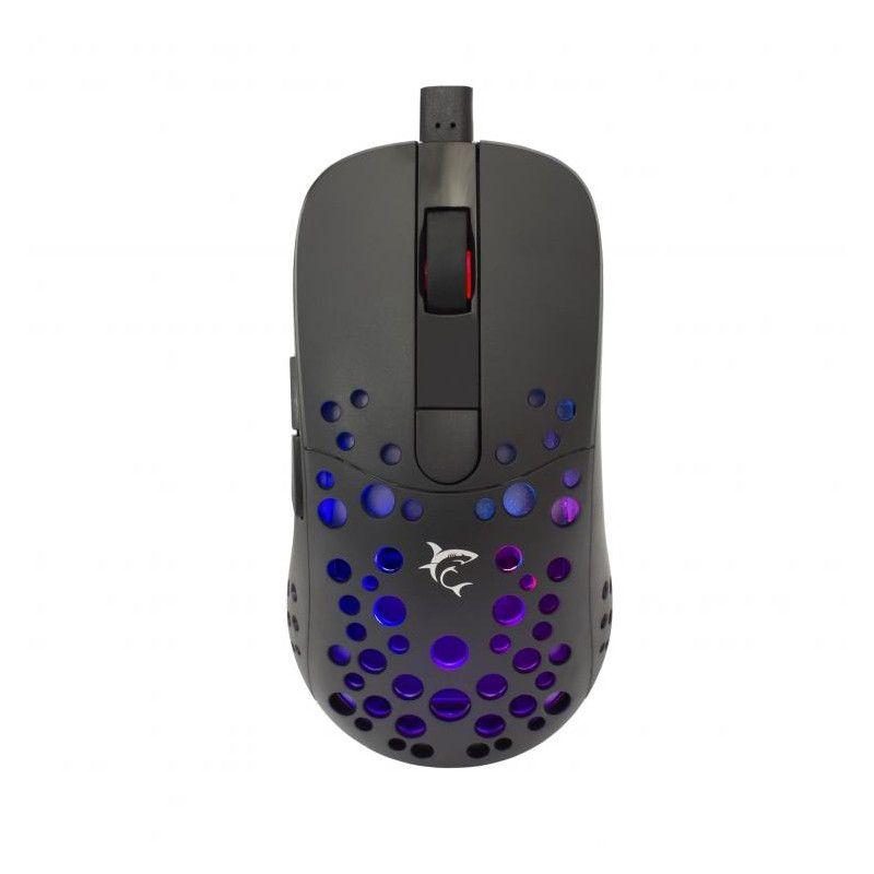 Žaidimų pelė White Shark Tristan, 12000 DPI, su RGB pašvietimu