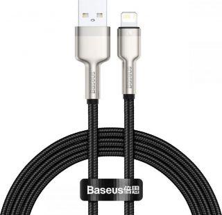 Baseus Cafule USB - Lightning kabelis 2.4A 0.25m - Juodas