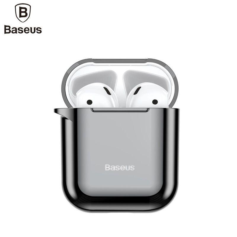 Baseus Shining kablys dėklas Apple AirPods - Juodas
