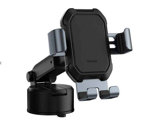 Gravity automobilinis laikiklis Baseus Tank telefonui su siurbtuku - Juodas