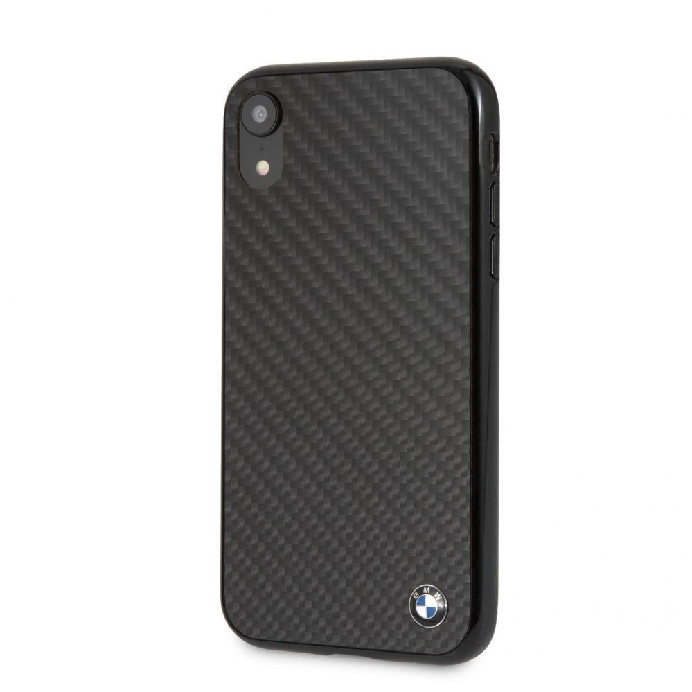Dėklas BMW Siganture Carbon iPhone Xr Case - Juodas