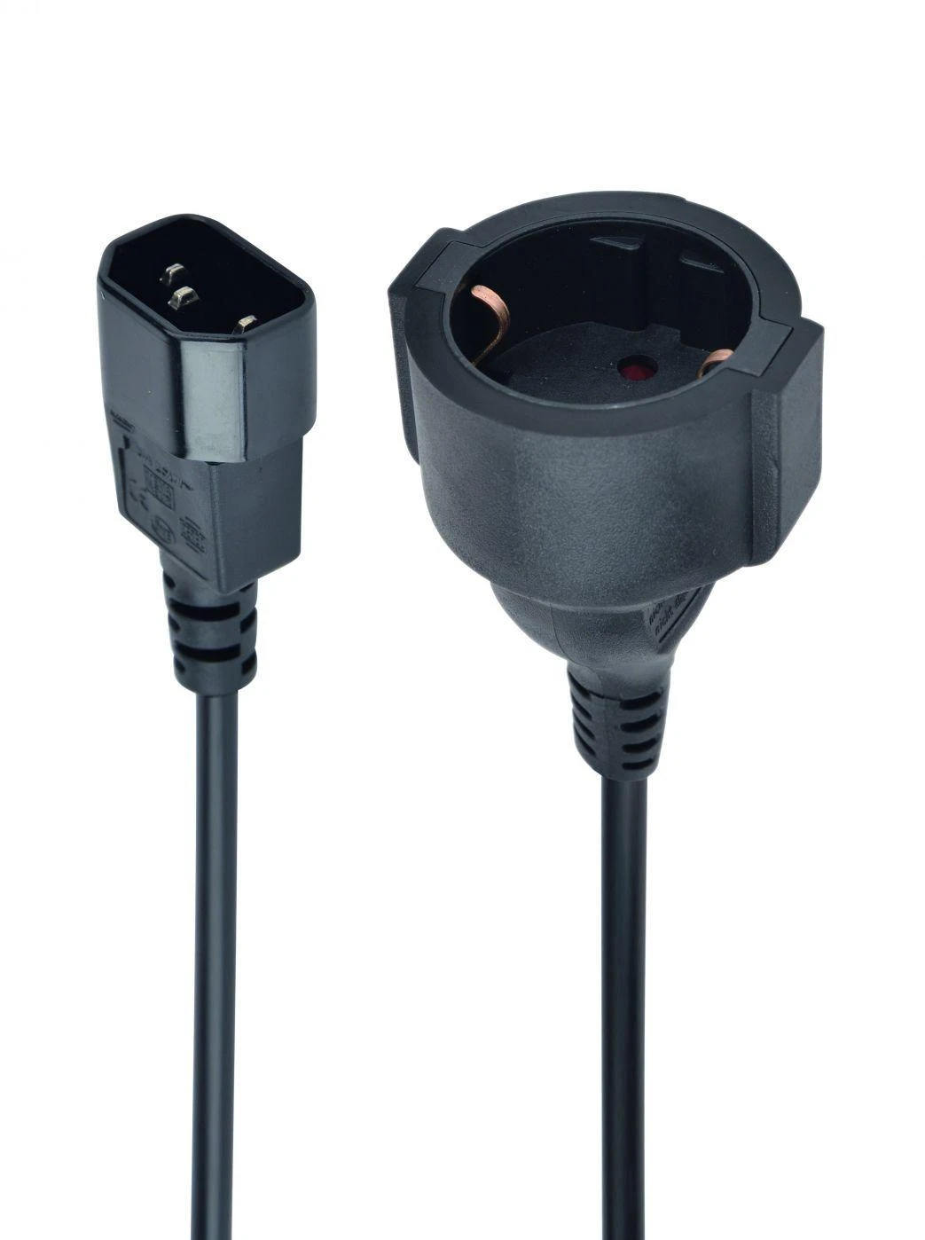 MicroConnect GEMBIRD PC-SFC14M-01 Gembird maitinimo adapterio laidas C14 vyriškas -> schuko moteriškas