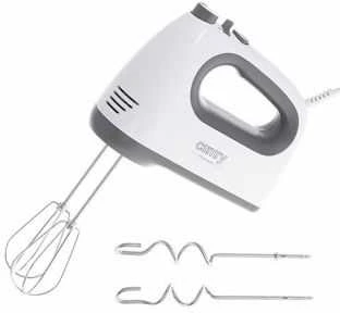 Plakiklis Camry | Hand mixer | CR 4220w | Hand Mixer | 300 W | Greičių skaičius 5 | Turbo mode | Baltas