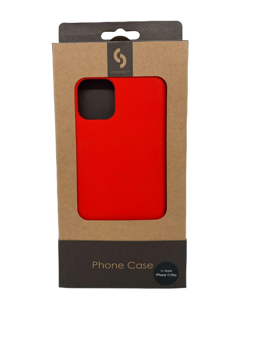 Dėklas Connect Apple iPhone 11 Pro Soft case with bottom Raudona