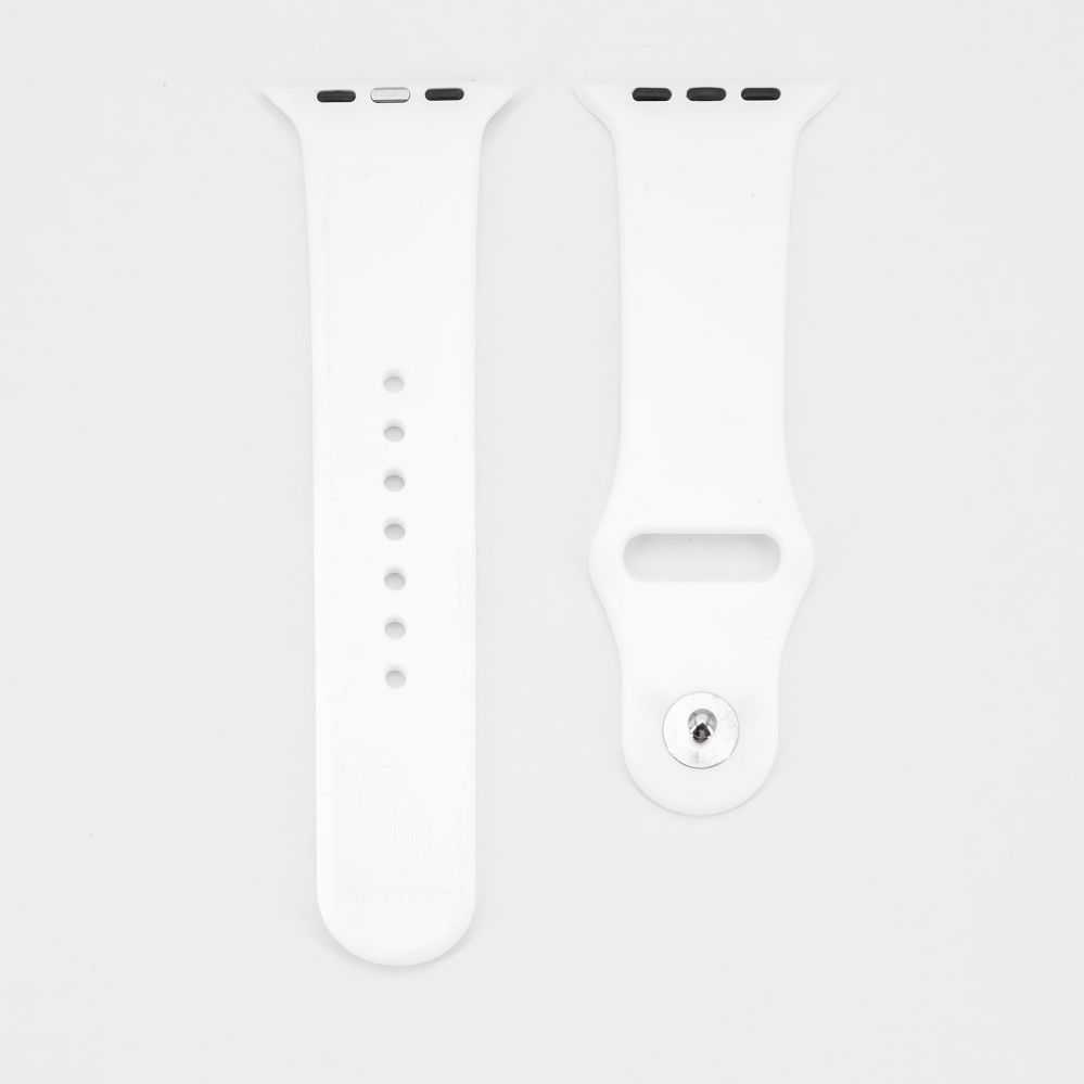 Siksniņa Connect Watch 42/44/45mm Silicone Loop Watch Strap (S/M 110mm) Baltas
