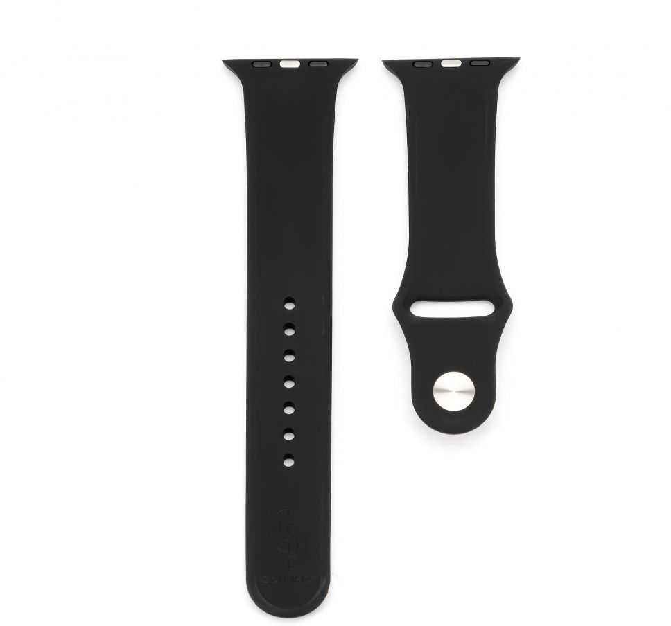 Siksniņa Connect Watch 42/44/45mm Silicone Loop Watch Strap (S/M 110mm) Juodas