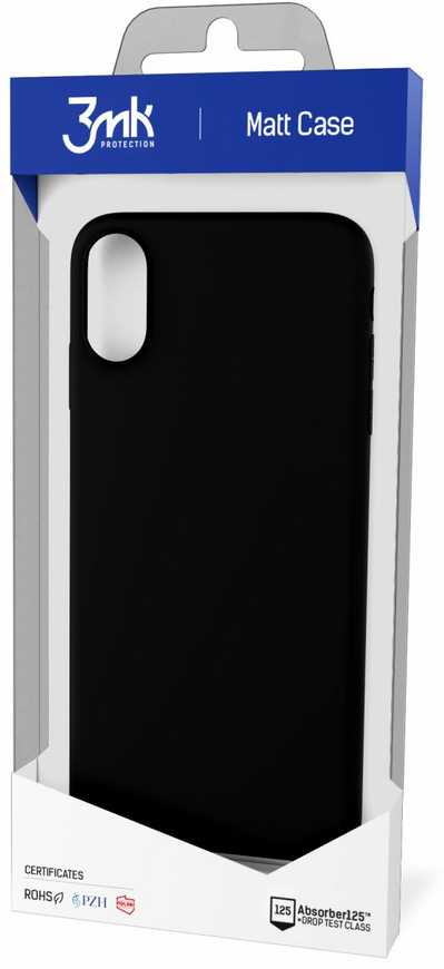 3mk Matt Oppo A78 5G - dėklas telefonui juodos spalvos