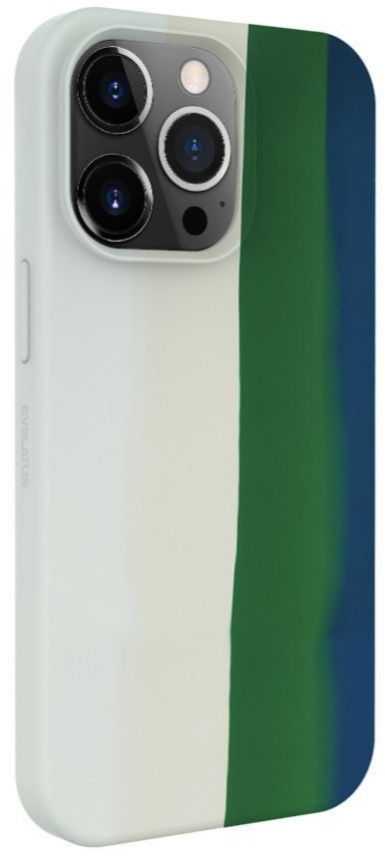 Dėklas Evelatus Apple iPhone 14 Pro Silicone case Multi-Colored Žalias