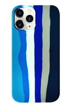 Dėklas Evelatus Apple iPhone 14 Pro Silicone case Multi-Colored Mėlyna