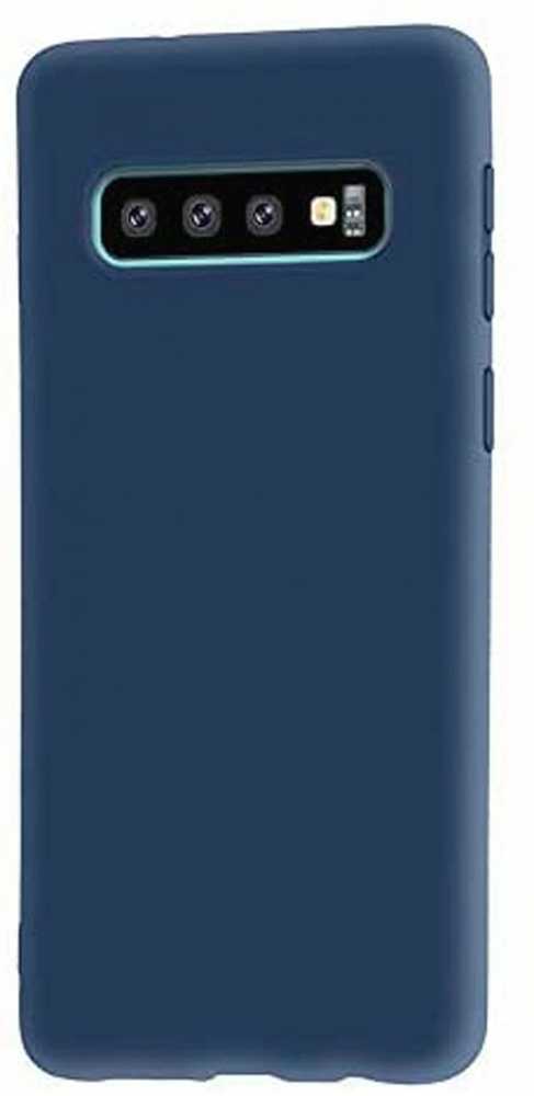Evelatus Samsung Galaxy S10+ Nano Silikoninis dėklas Soft Touch TPU Dark Mėlyna
