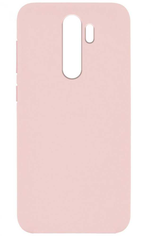Dėklas Evelatus Xiaomi Redmi 9 Soft Touch Silicone rusvai gelsvas