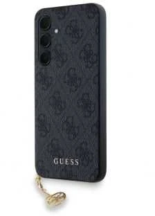 Guess GUHCSA35GF4GGR A35 A356 juodos spalvos kietas dėklas 4G Charms Collection