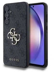 Guess 4G Big Metal Logo – dėklas skirtas samsung Galaxy A55 5G juodas