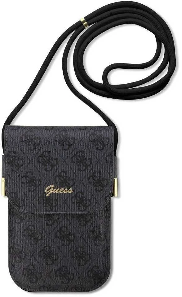 Guess krepšys 4G Metal Script Logo (GUOWBP4SNSK) juodos spalvos
