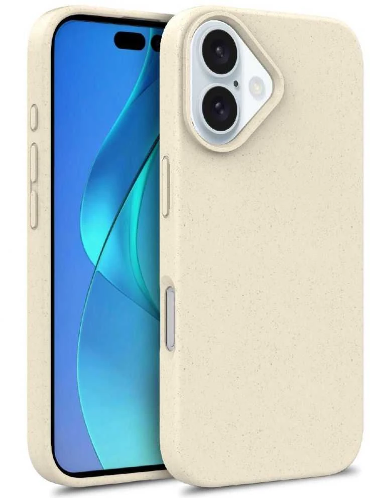 Dėklas Hurtel Multiple Color Wheat Case MagSafe Apple iPhone 16 – beige