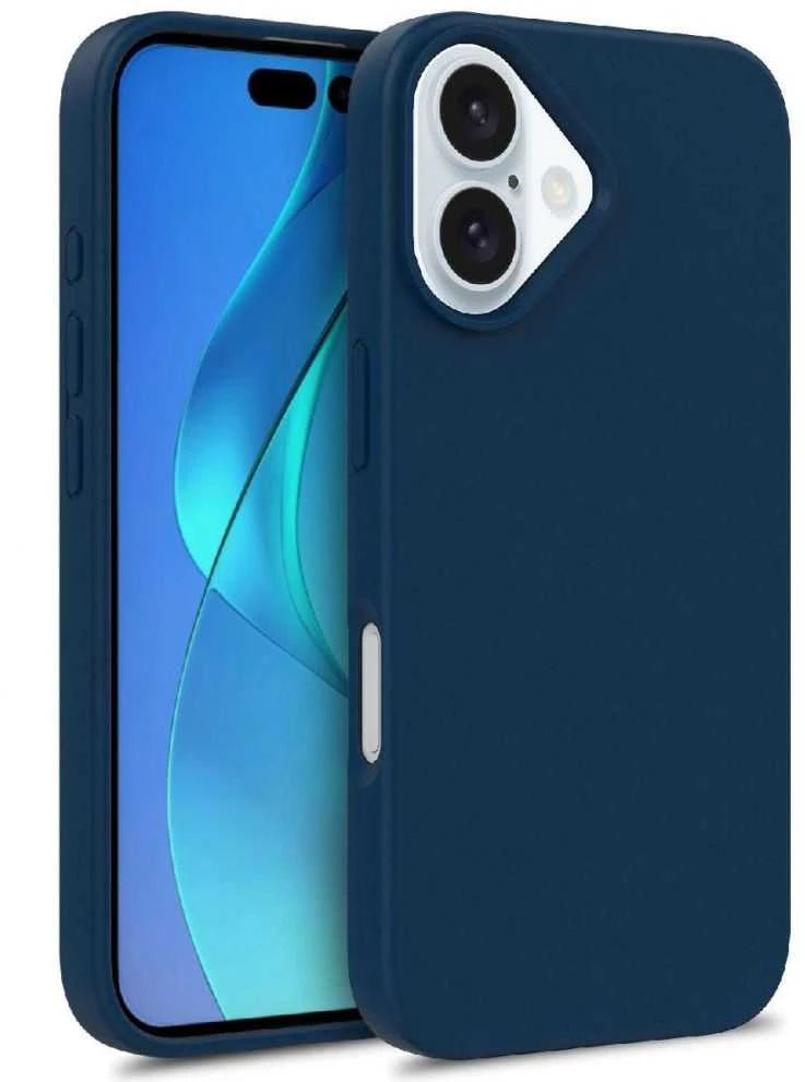 Hurtel Multiple Color Wheat Bran Apple iPhone 16 Plus – dėklas telefonui mėlynos spalvos