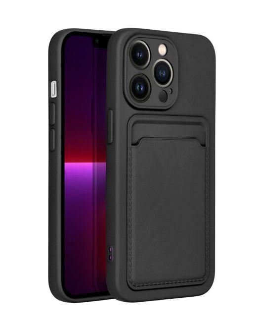 iLike TelForceone Kortelės dėklas iPhone 14 Pro 6,1" juodas