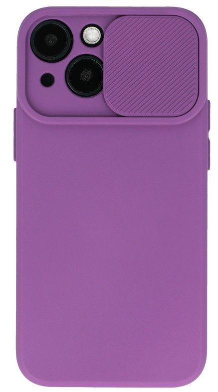iLike Topt Camshield Soft dėklas skirtas Apple iPhone 14 Pro Max violetinės spalvos