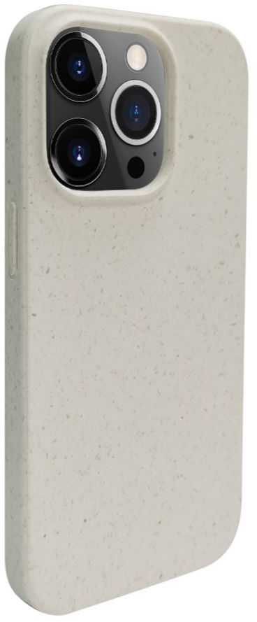 Dėklas iLike Tylna pokrywa Apple iPhone 14 Pro Silicone plastikas case Eco* Print Design Baltas (ILIAP141EBWW)