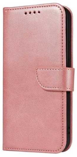 iLike Hurtel Magnet atverčiamas dėklas skirtas Samsung Galaxy A14 5G, rožinis