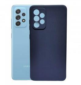 Reach Dėklas Rubber TPU Samsung A525 A52 4G/A526 A52 5G/A528 A52s 5G tamsiai mėlynas