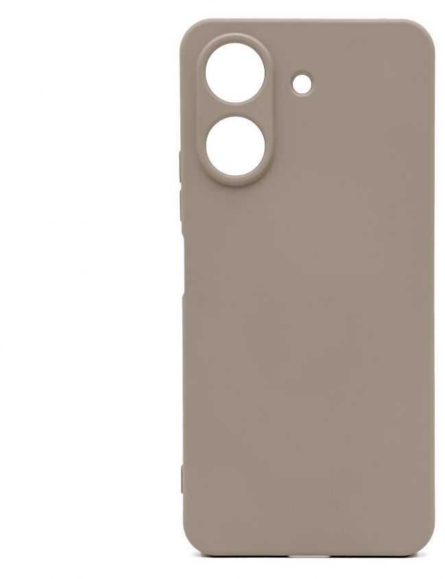 iLike Galinis dangtelis Xiaomi Redmi 13C 4G / Poco C65 Nano silikoninis dėklas Sidabrinis ILIXIAR13CNSS