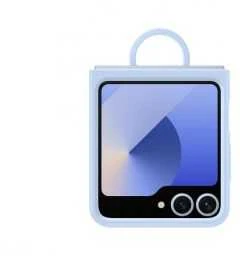 Samsung Galaxy Flip6/Flip7 FE Silikoninis dėklas with Ring Mėlyna