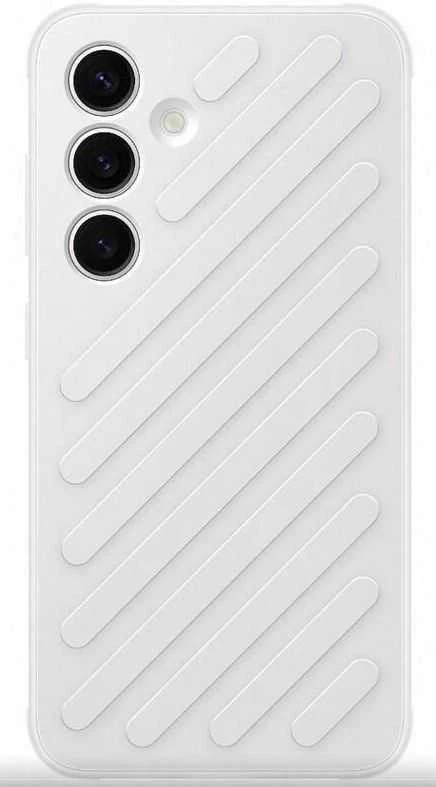 Dėklas „Samsung Galaxy S24 Shield Cover“ šviesiai pilkas
