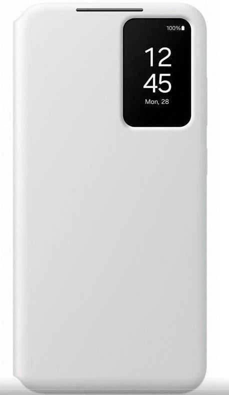 Samsung Galaxy S24+ Smart View piniginės dėklas Baltas