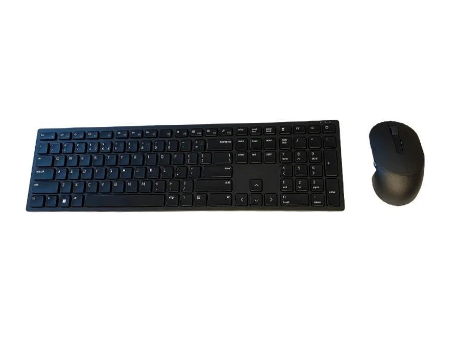 Dell Pro Belaidė klaviatūra ir pelė - KM5221W - US International (QWERTY) - Juodas (RTL BOX)