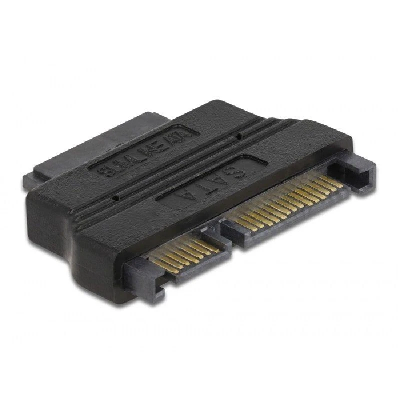 DELOCK Adapteris SATA 22pin vyriškas > Plonas SATA moteriškas 13pin
