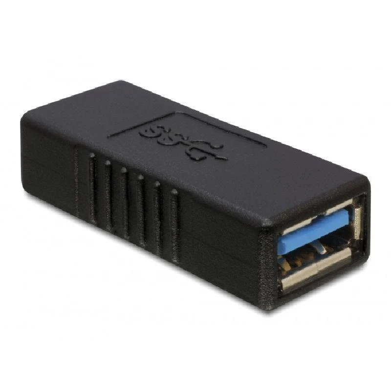 Delock USB 3.0 A adapteris, juodas