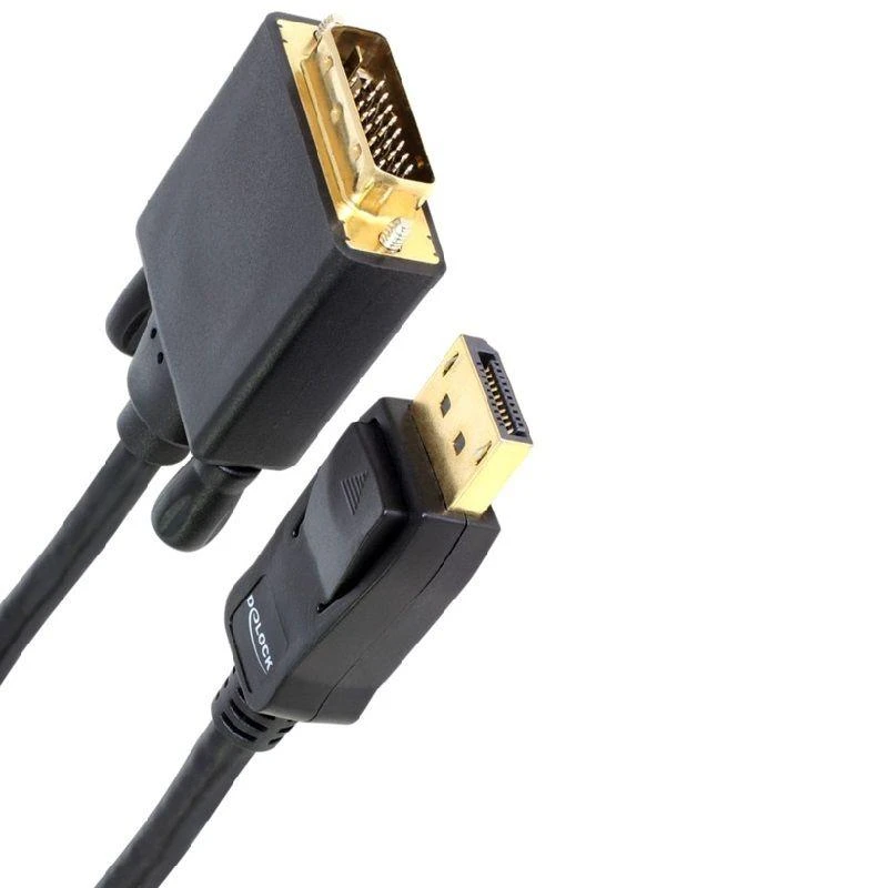 DELOCK Cable Displayport > DVI 24+1 m/m 1m