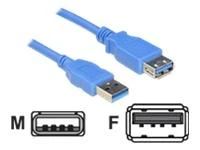 DELOCK kabelis USB 3.0 prailginimas A/A 3 m vyriškas/moteris