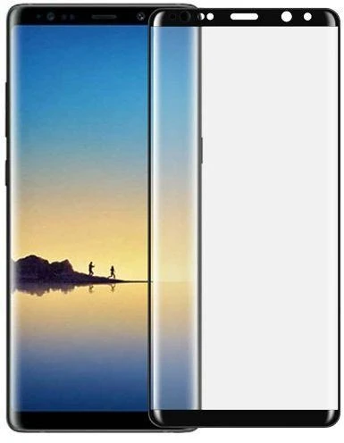 Devia 3D Curved Tempered Glass Seamless Full Screen Protector Samsung Galaxy note8 juodas