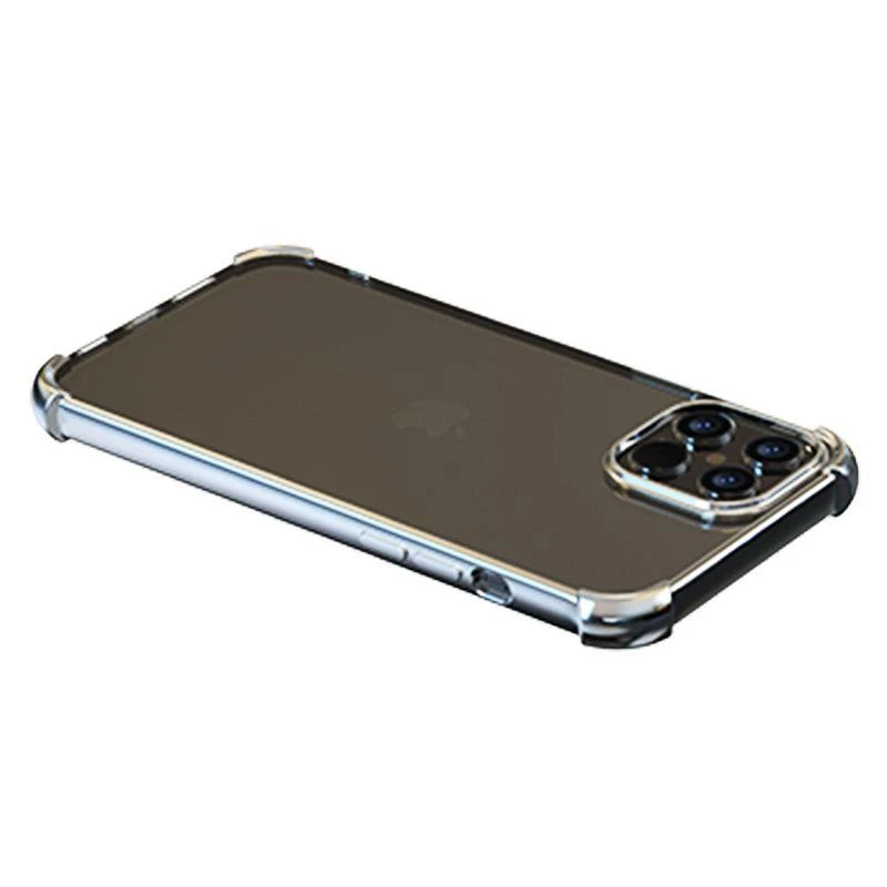 Sidabrinis „Devia Glitter“ apsauginis dėklas „iPhone 12 Pro Max“