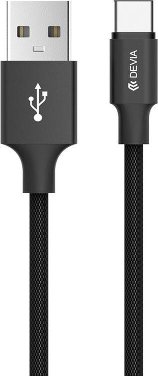 Devia Raudonas Micro USB įkrovimo ir duomenų laidas, 1 m