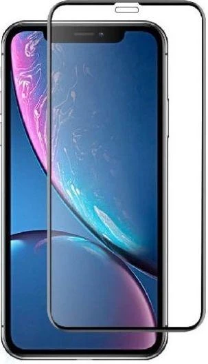 Apsauginis stiklas iPhone XR, Devia Real Series, juodas
