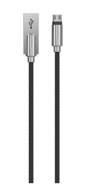 USB kabelis Devia Storm microUSB 1.0m juodas