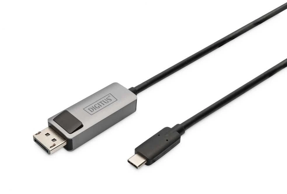 Digitus | Bi-directional Adapteris Cable | DB-300334-020-S | USB-C to DP USB-C | Ekranas Port