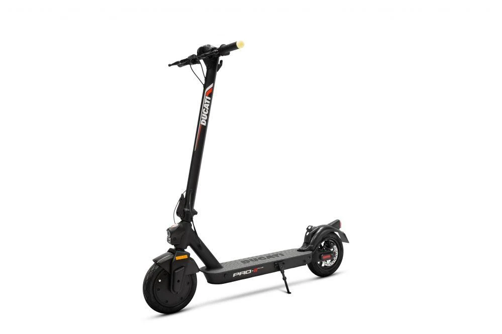 Ducati firminis elektrinis paspirtukas PRO-II PLUS su posūkio signalais 350 W 10" 6-25 km/h Juodas