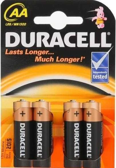 DURACELL LR6 (AA) 4 pak. Elementai