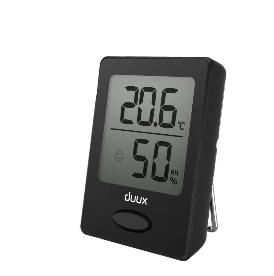 Duux Sense higrometras + termometras, Juodas