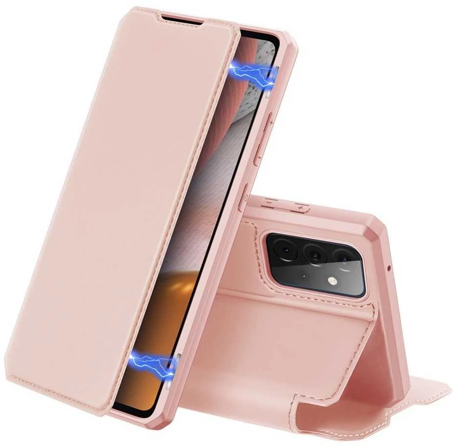 DUX DUCIS Skin X dėklas skirtas Samsung A725 A72 4G/A726 A72 5G, rožinis