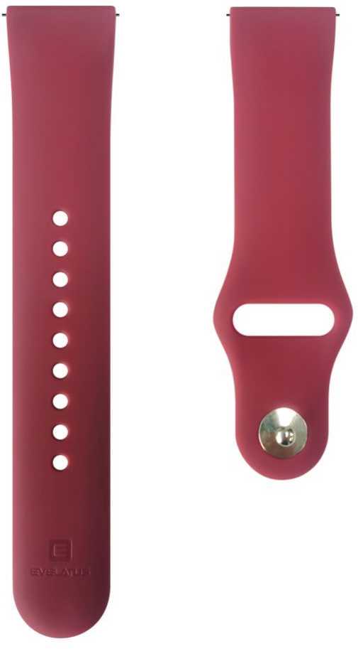 Evelatus Dirželis laikrodžio 22 mm silikoninės kilpos dirželis (130 mm M/L) slyvų spalvos (EVEAN22SLP)